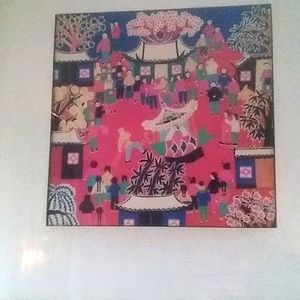 Set of 4 vintage oriental framed portraits